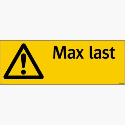 Varning Max last