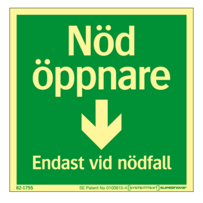 Supernova Nödöppnare pil ner