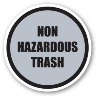 Golvmarkering Non hazardous trash