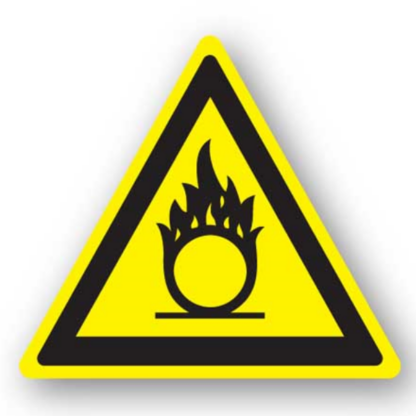 Golvmarkering Varning Oxiderande ämne