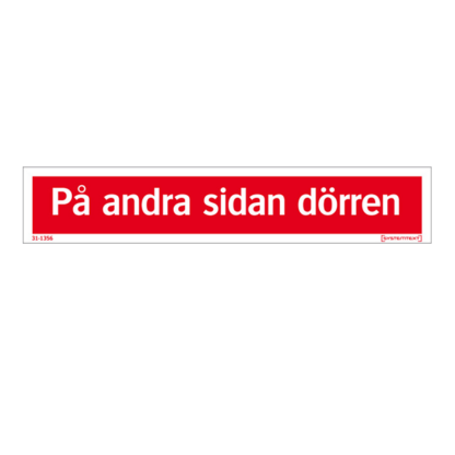Brand På andra sidan dörren Reflex