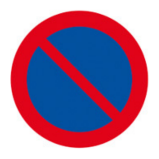 Vägmärken Parkeringsförbud