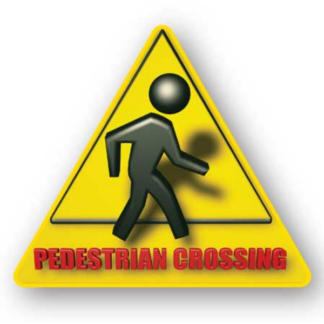 Golvmarkering Varning Pedestrian crossing
