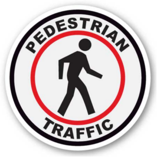 Golvmarkering Pedestrian traffic