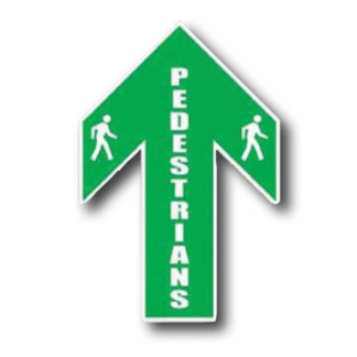 Golvmarkering Arrow Pedestrians