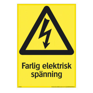 Supernova® Reflex Farlig elektrisk spänning