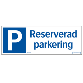 Reseverad parkering
