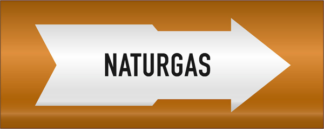 Rörmärkning AFS Naturgas