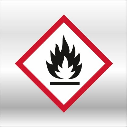 Rörmärkning GHS02-piktogram Brandfarligt