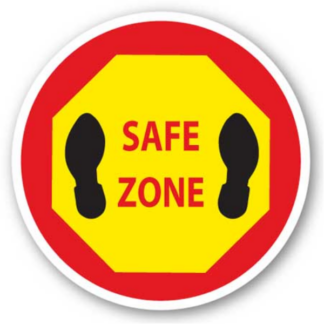Golvmarkering Safe zone