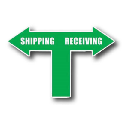 Golvmarkering Arrow Shipping receiving