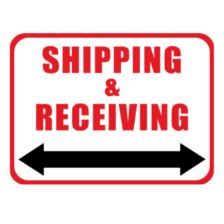 Golvmarkering Shipping och receiving