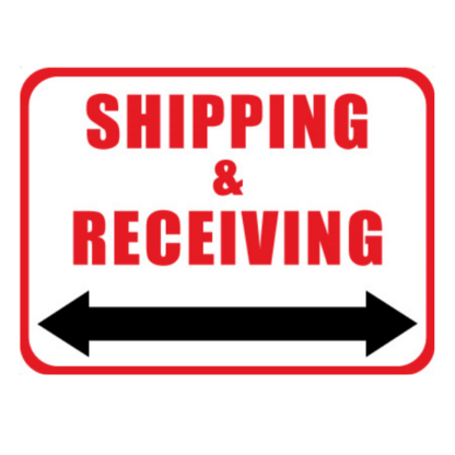 Golvmarkering Shippering och receiving