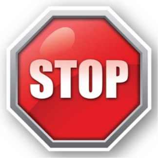 Golvmarkering Stop