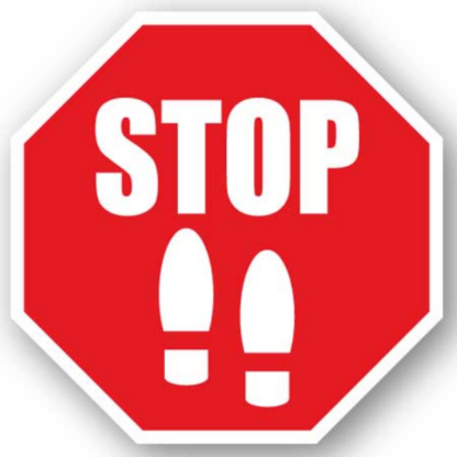 Golvmarkering Stop