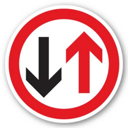 Golvmarkering Enkelriktat
