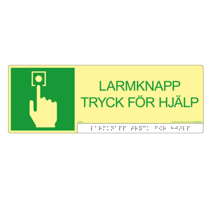 Supernova® Taktil Larmknapp Tryck för hjälp