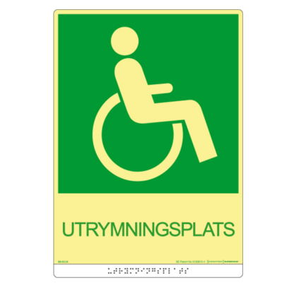 Supernova® Taktil Utrymningsplats