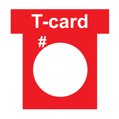 T-card placering