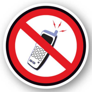 Golvmarkering telefon förbud