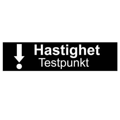 Testpunkter Hastighet