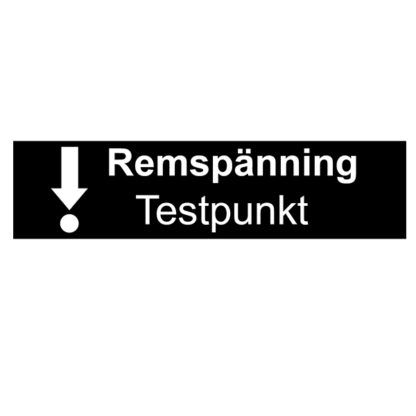 Testpunkter Remspänning