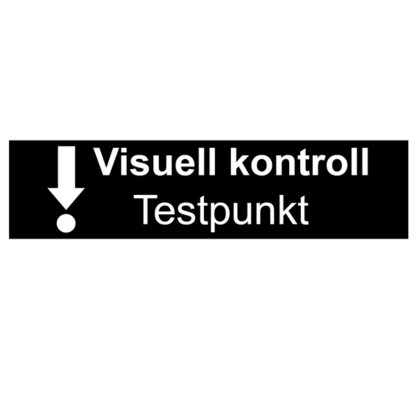 Testpunkter Visuell kontroll