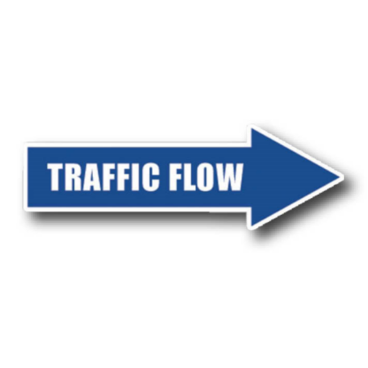 Golvmarkering Arrow traffic flow