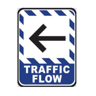 Golvmarkering Traffic flow