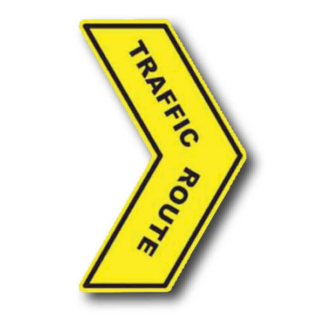 Golvmarkering Arrow Traffic route