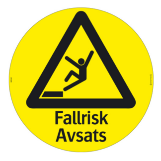 Fallrisk avsats, Golvdekal