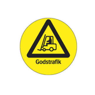 Godstrafik Golvdekal