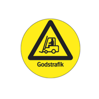 Godstrafik Golvdekal