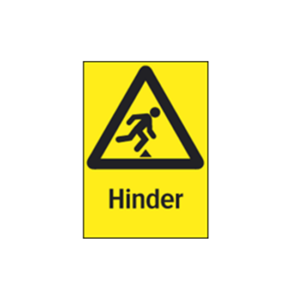 Varning Hinder