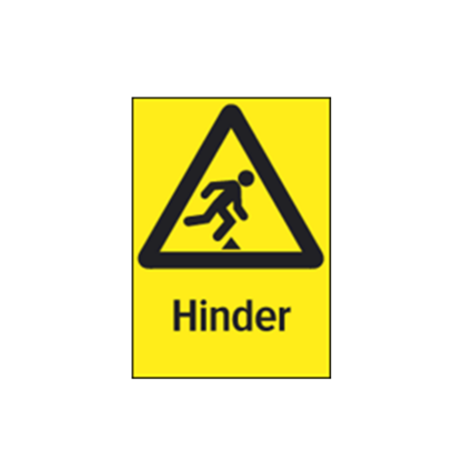 Varning Hinder