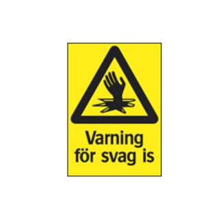 Varning Svag is