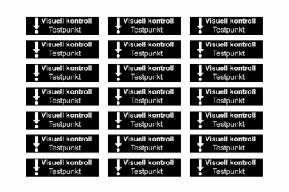 Testpunkter Visuell kontroll - Bild 2