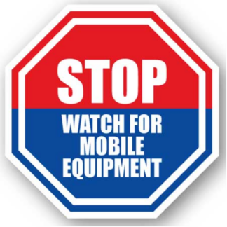 Golvmarkering Stop Watch for mobile equipment