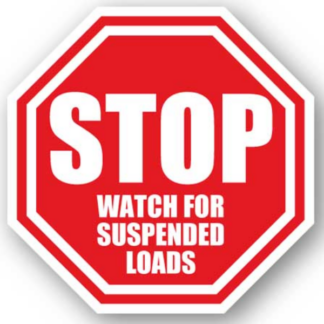 Golvmarkering Stop Watch for suspended loads